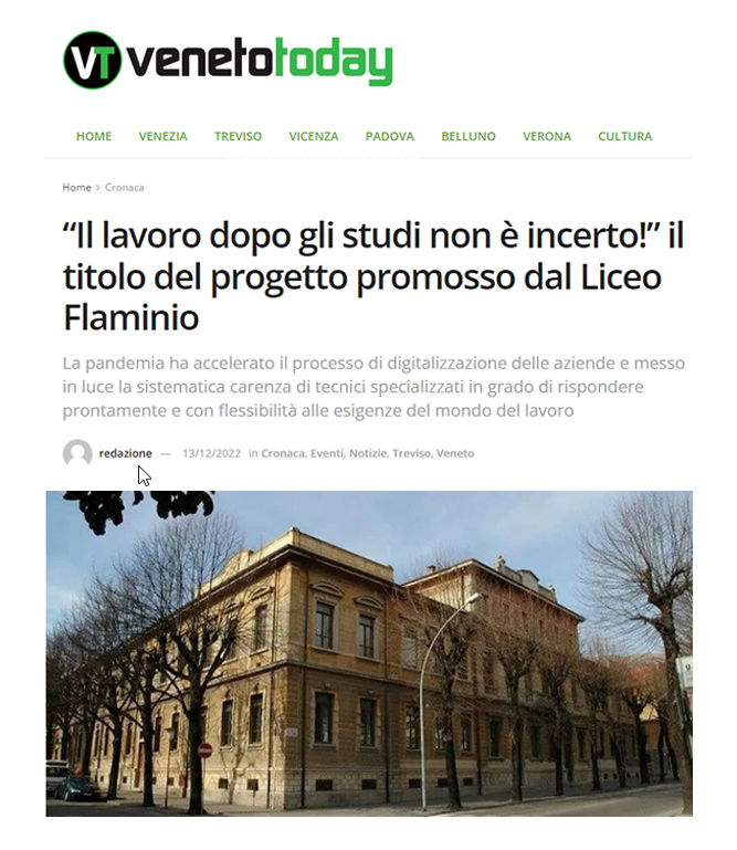 Rassegna stampa Dicembre 2022 – Gennaio 2023