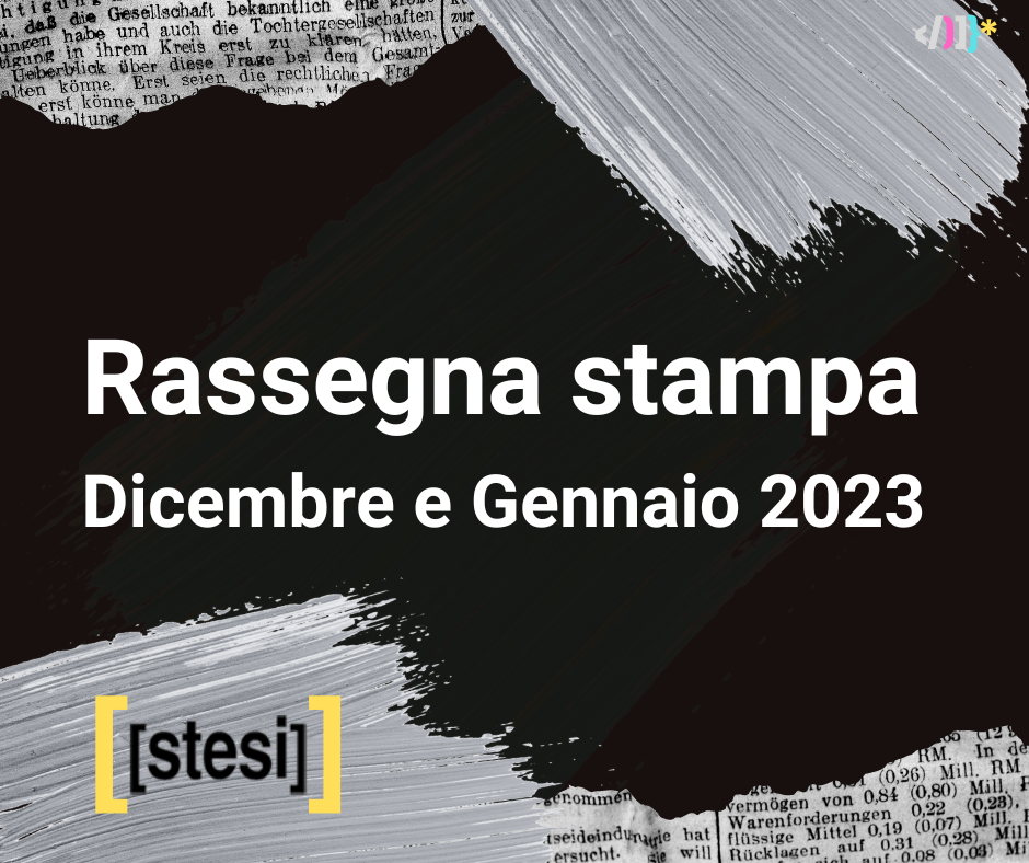 Rassegna stampa Dicembre 2022 – Gennaio 2023