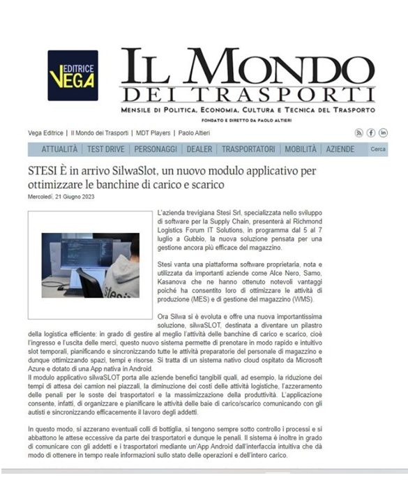 Rassegna stampa Giugno 2023
