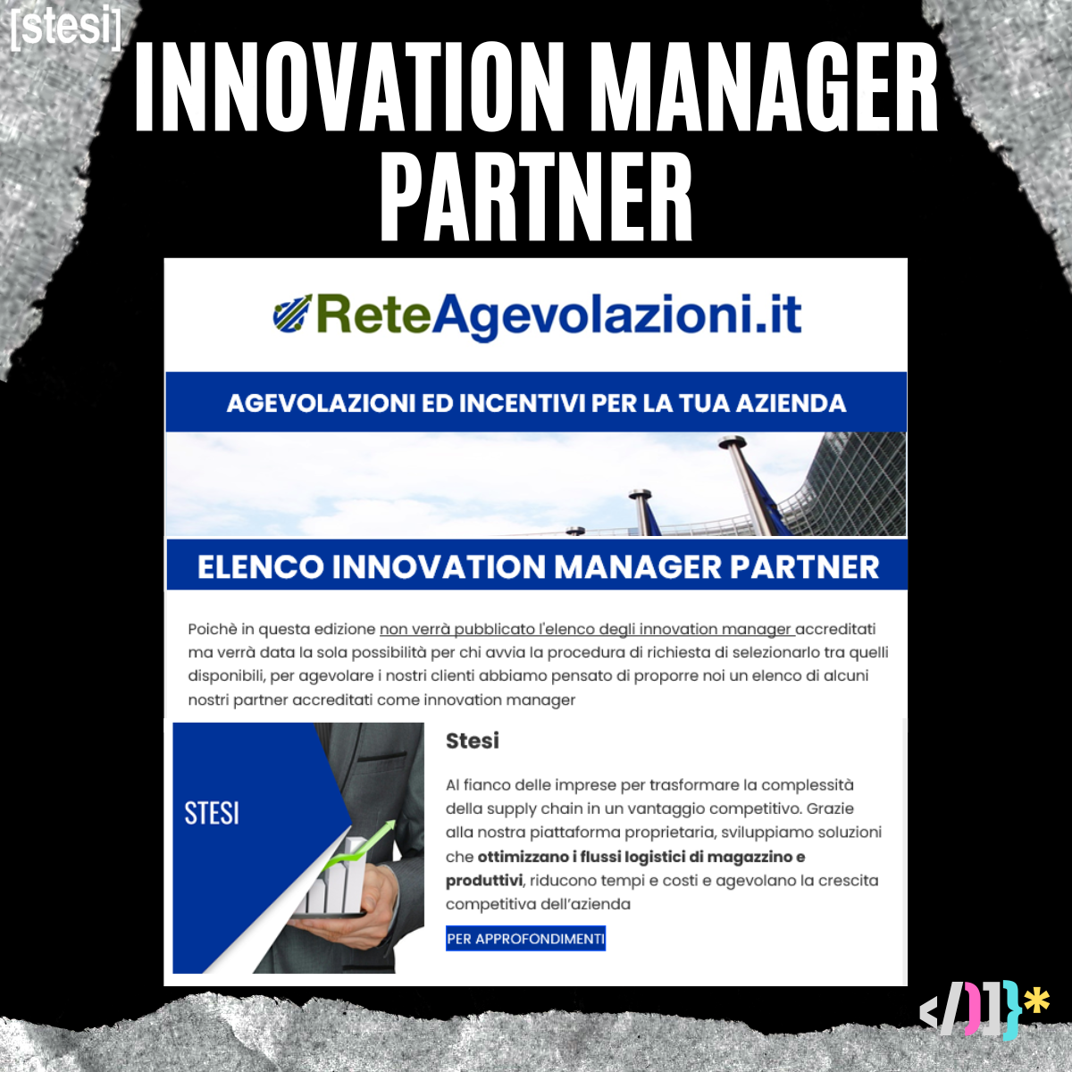 Stesi è Innovation Manager Partner