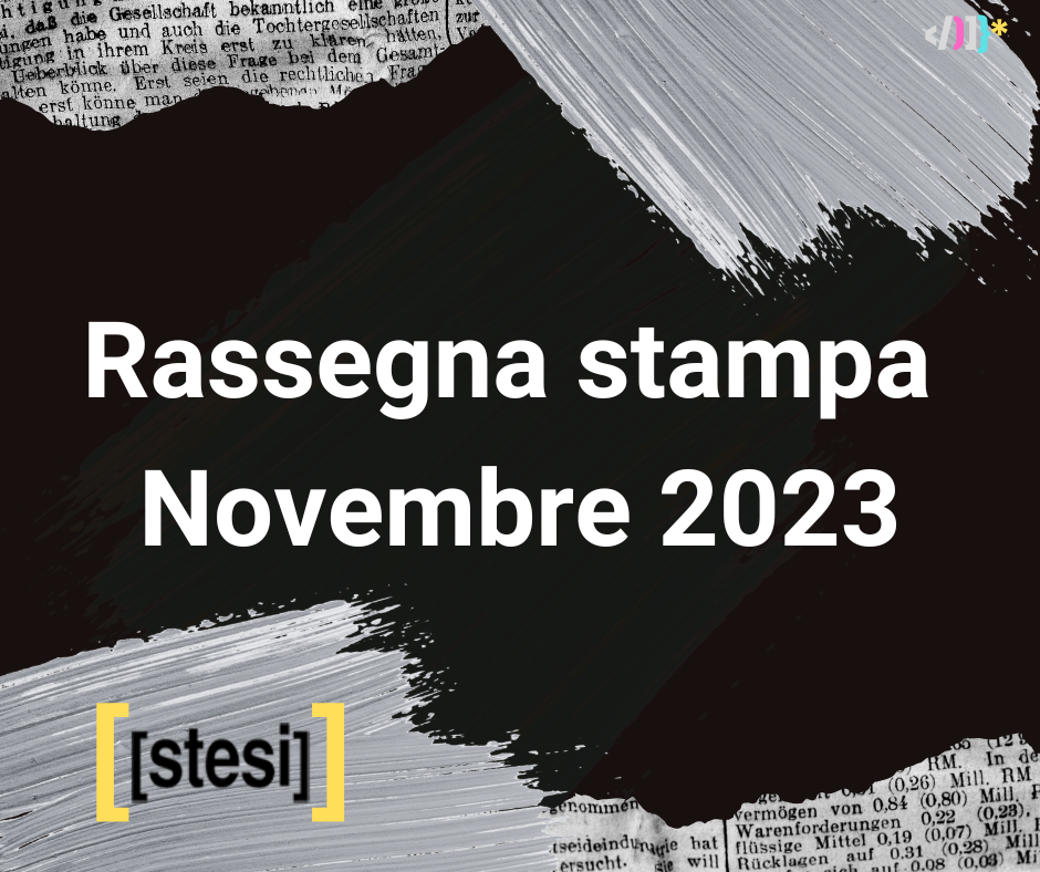 Rassegna stampa Novembre 2023