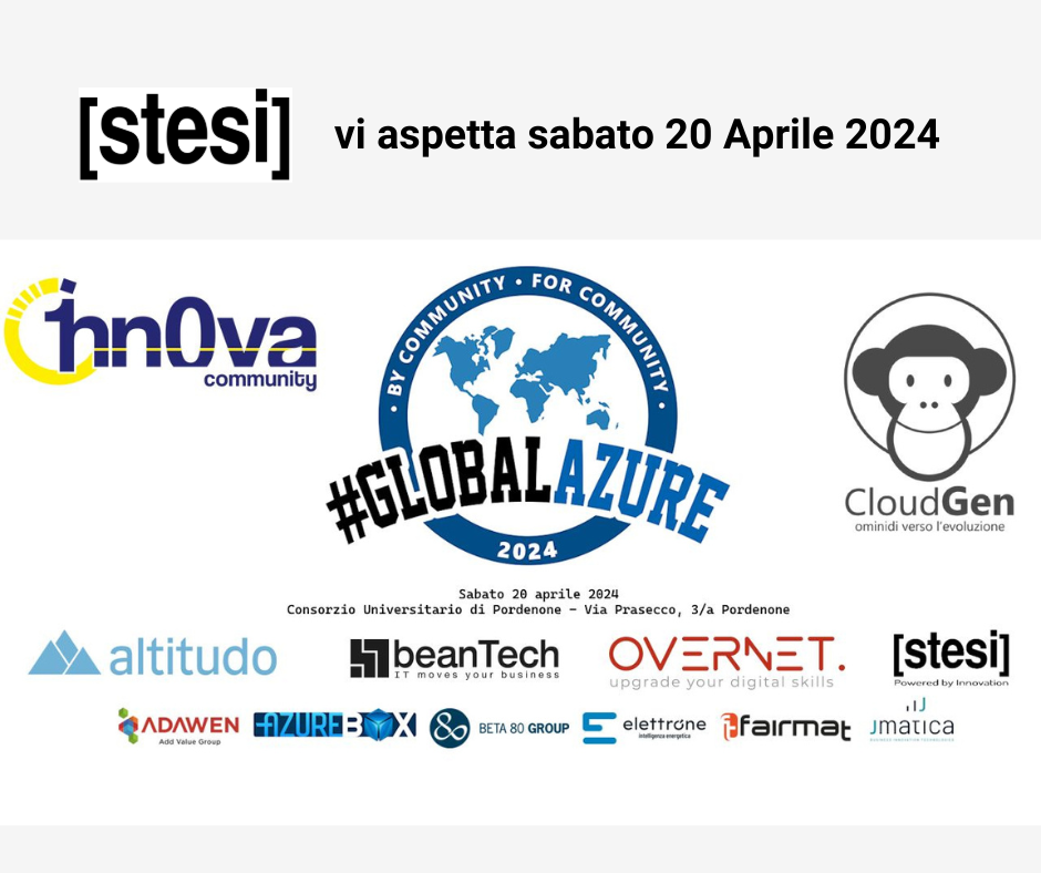 [stesi] presente al Global Azure 2024 al fianco di 1nn0va