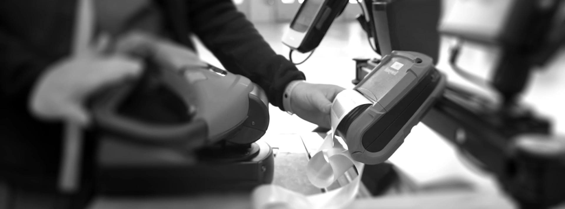 automated label printing via carrier interface software