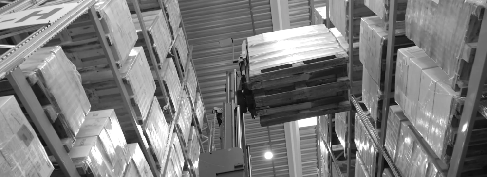 Unit&agrave; di carico magazzino (UDC) movimentata da Forklift