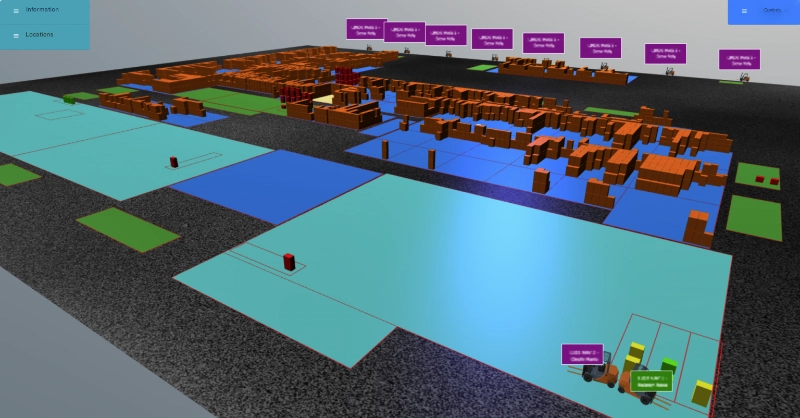 Warehouse map: a 3D representation