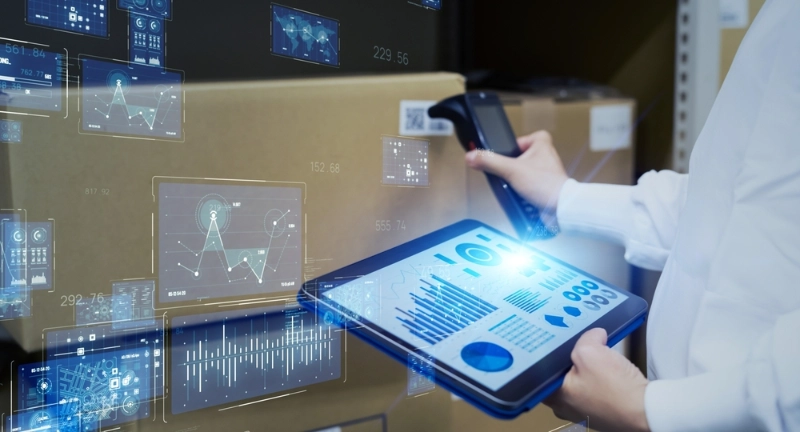 internal traceability warehouse with QRcode scanner and WMS software