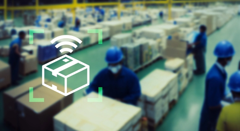 Warehouse with RFID traceability