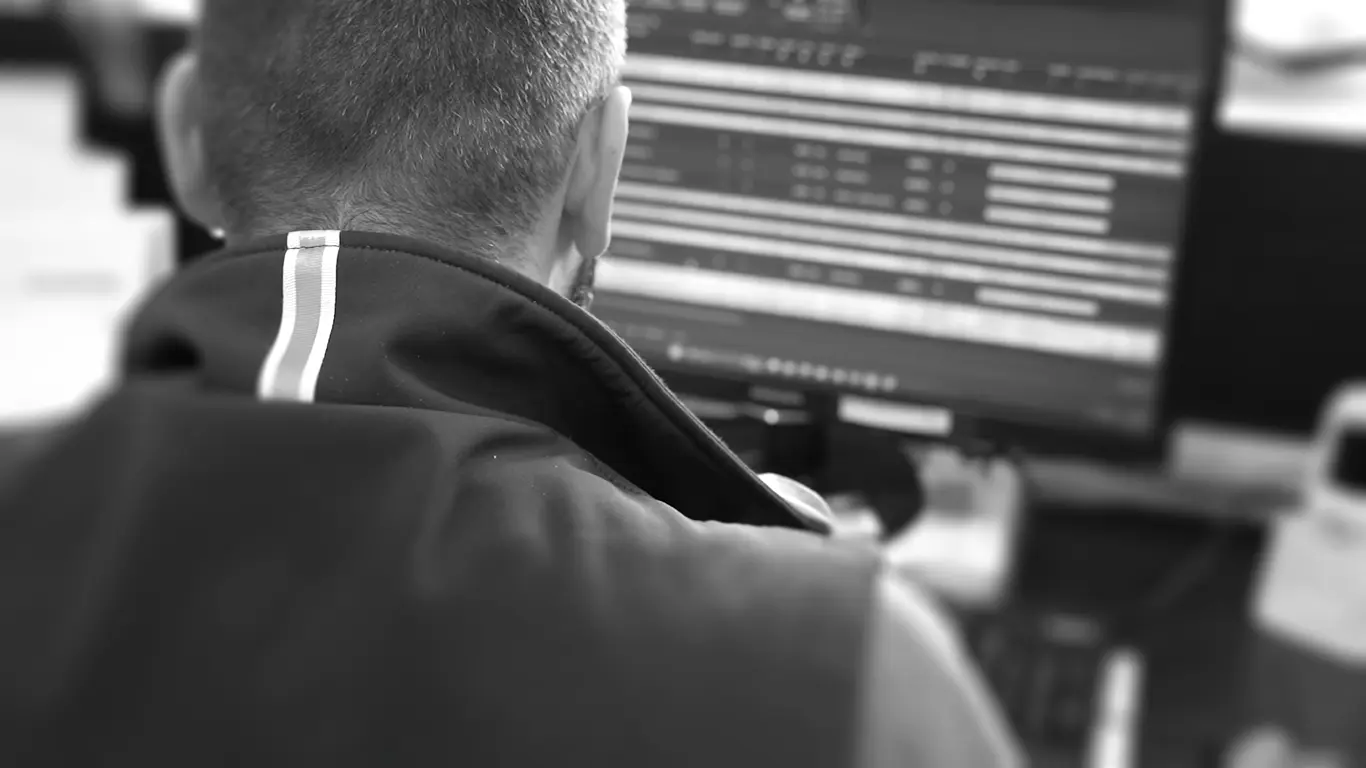 Automated stock inventory: an operator using the Silwa software